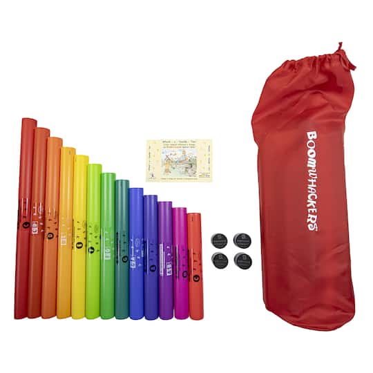 Rhythm Band Instruments Boomwhacker Percussion Tubes Full Diatonics Kit